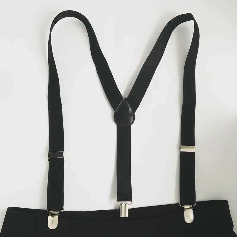 Elastic Baby Suspenders Y Back Clips on Size 2.5*65cm