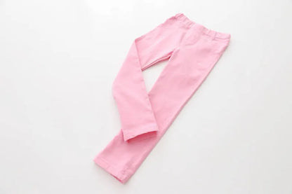 Fashionable Candy-Colored Pencil Pants for Girls - Spring/Summer Vibes!