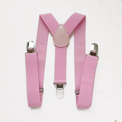Elastic Baby Suspenders Y Back Clips on Size 2.5*65cm