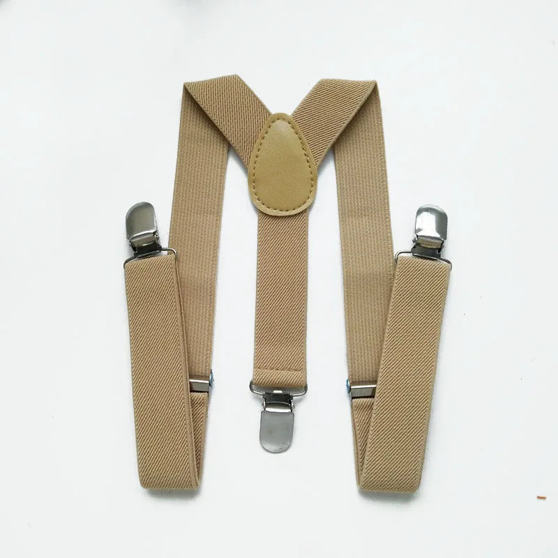 Elastic Baby Suspenders Y Back Clips on Size 2.5*65cm