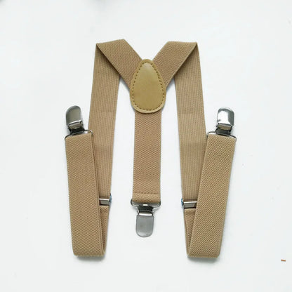 Elastic Baby Suspenders Y Back Clips on Size 2.5*65cm