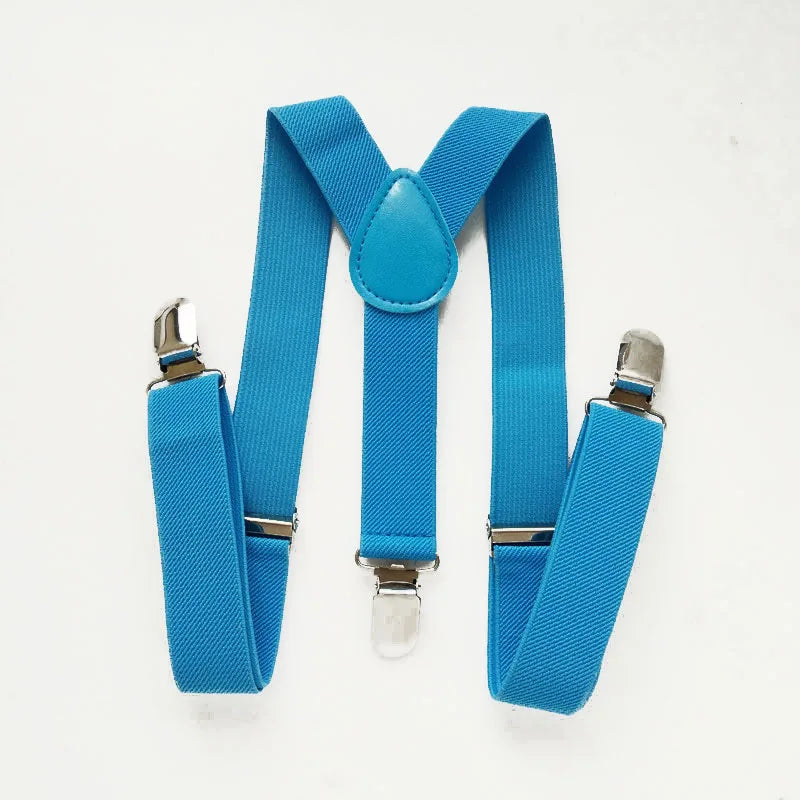 Elastic Baby Suspenders Y Back Clips on Size 2.5*65cm