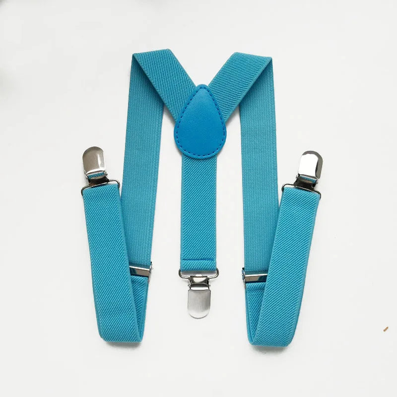 Elastic Baby Suspenders Y Back Clips on Size 2.5*65cm