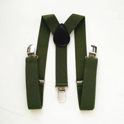 Elastic Baby Suspenders Y Back Clips on Size 2.5*65cm