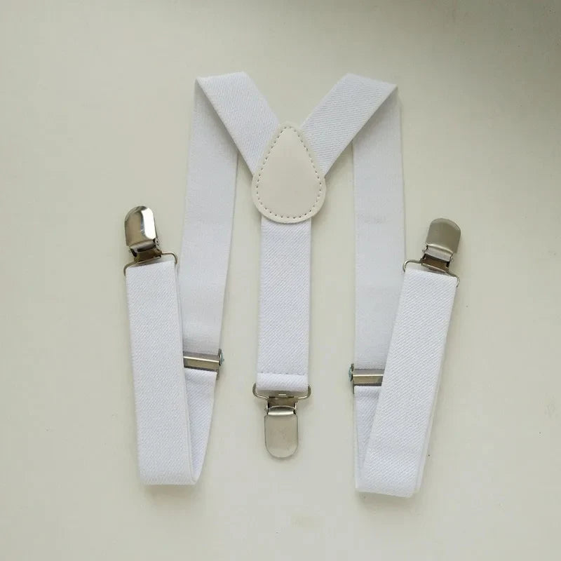 Elastic Baby Suspenders Y Back Clips on Size 2.5*65cm