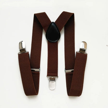 Elastic Baby Suspenders Y Back Clips on Size 2.5*65cm