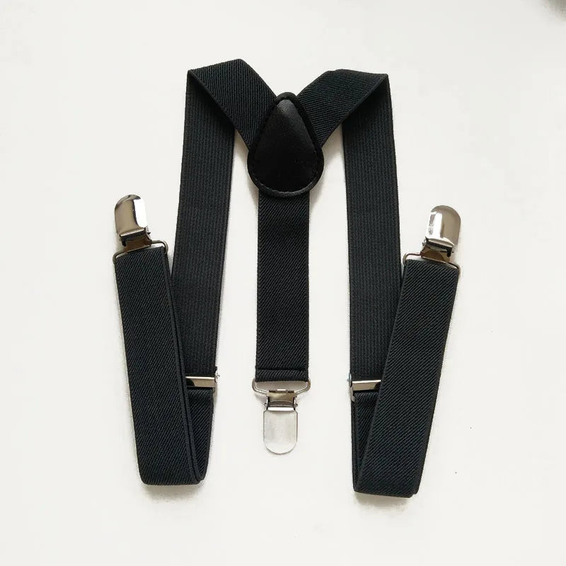 Elastic Baby Suspenders Y Back Clips on Size 2.5*65cm