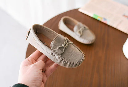 Kids' Breathable Slip-On Loafers: Soft Bottom Sneakers for Boys and Girls