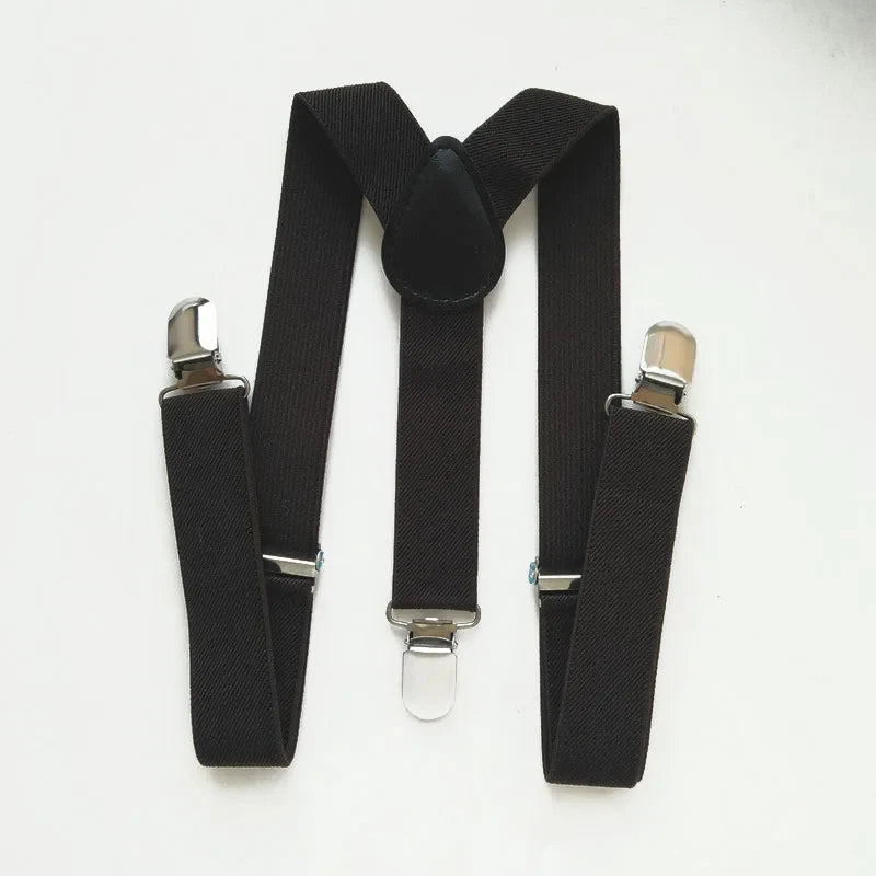 Elastic Baby Suspenders Y Back Clips on Size 2.5*65cm