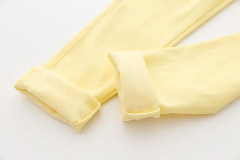 Fashionable Candy-Colored Pencil Pants for Girls - Spring/Summer Vibes!