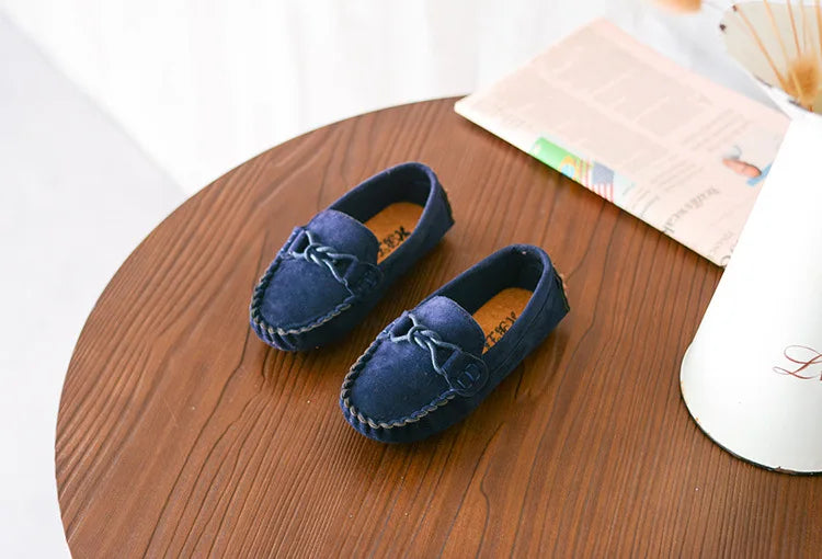 Kids' Breathable Slip-On Loafers: Soft Bottom Sneakers for Boys and Girls