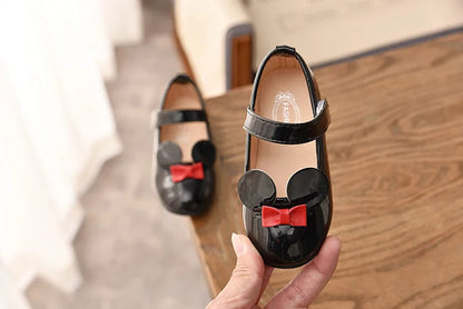 Soft PU Patent Leather Flats for Baby Girls