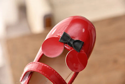 Soft PU Patent Leather Flats for Baby Girls