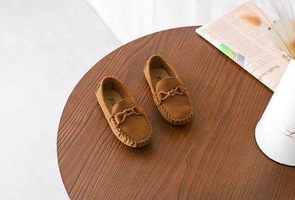 Kids' Breathable Slip-On Loafers: Soft Bottom Sneakers for Boys and Girls