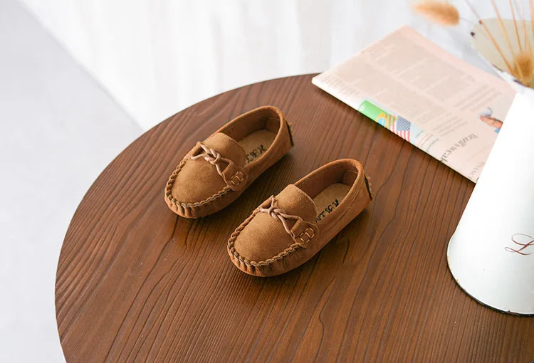 Kids' Breathable Slip-On Loafers: Soft Bottom Sneakers for Boys and Girls