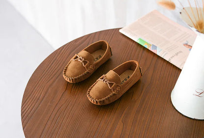 Kids' Breathable Slip-On Loafers: Soft Bottom Sneakers for Boys and Girls