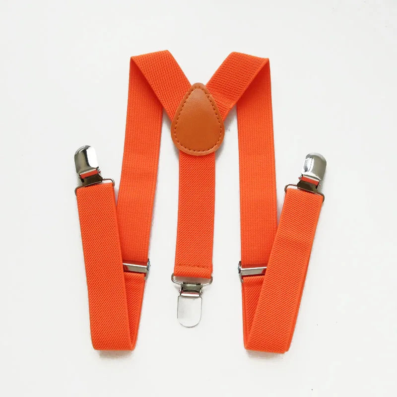 Elastic Baby Suspenders Y Back Clips on Size 2.5*65cm