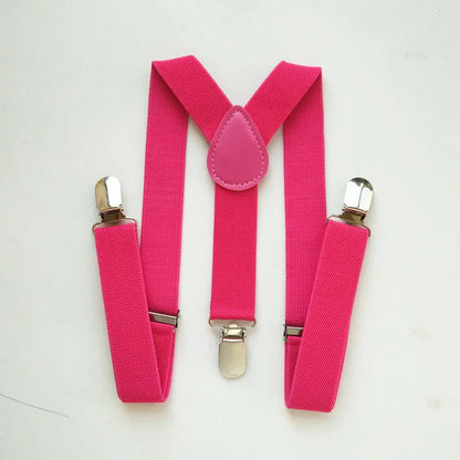 Elastic Baby Suspenders Y Back Clips on Size 2.5*65cm