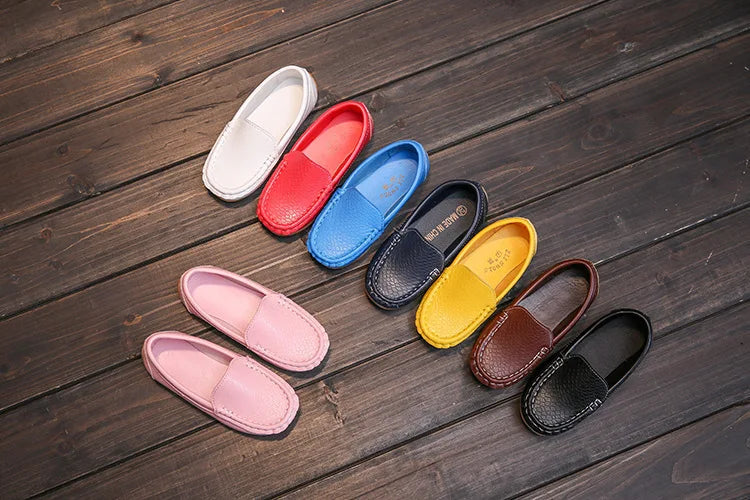 Candy-Colored Kids' Loafers: Stylish and Comfortable
