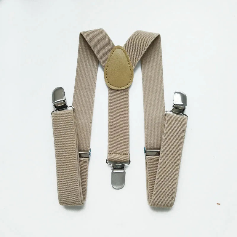 Elastic Baby Suspenders Y Back Clips on Size 2.5*65cm
