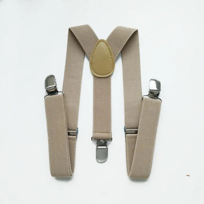 Elastic Baby Suspenders Y Back Clips on Size 2.5*65cm