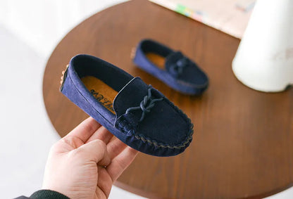 Kids' Breathable Slip-On Loafers: Soft Bottom Sneakers for Boys and Girls