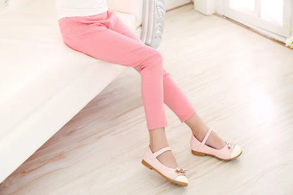 Fashionable Candy-Colored Pencil Pants for Girls - Spring/Summer Vibes!