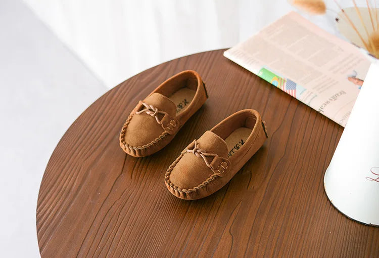Kids' Breathable Slip-On Loafers: Soft Bottom Sneakers for Boys and Girls