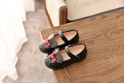 Soft PU Patent Leather Flats for Baby Girls