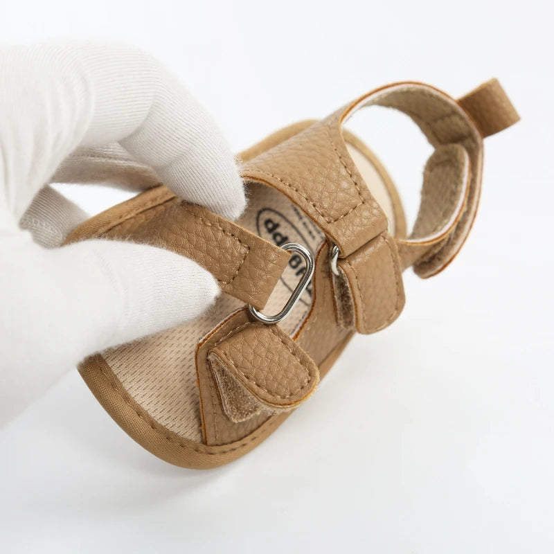 Stylish Non-Slip PU Baby Sandals (Newborn-18 Months)