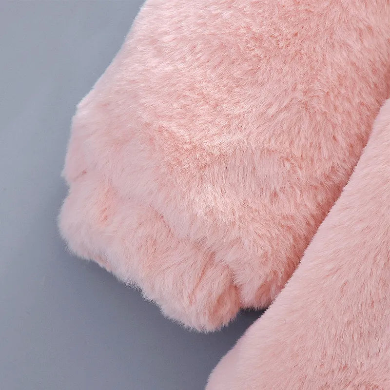 Cute Rabbit Ears Baby Jacket - Warm Hooded Outerwear