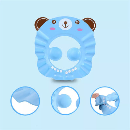 Baby Shower Cap for Kids with Ear Protection