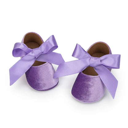 Butterfly-knot Princess Shoes - Soft-sole Infant First Walkers