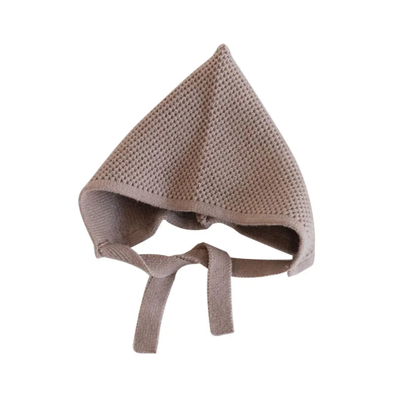 Kids Knit Wool Hat: Warm Solid Color Cap
