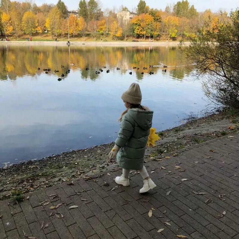 Thicken Warm Long Jacket for Babies
