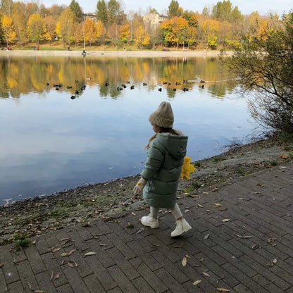Thicken Warm Long Jacket for Babies