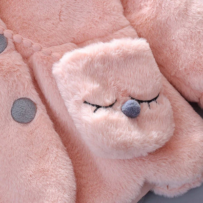 Cute Rabbit Ears Baby Jacket - Warm Hooded Outerwear