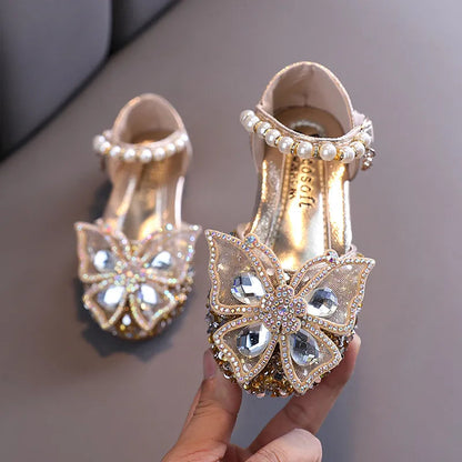 Lace Bow Princess Shoes - Girls' Party Wedding Shoes