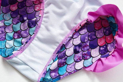High-Quality Ruffle Toddler Girls' Bikini Set