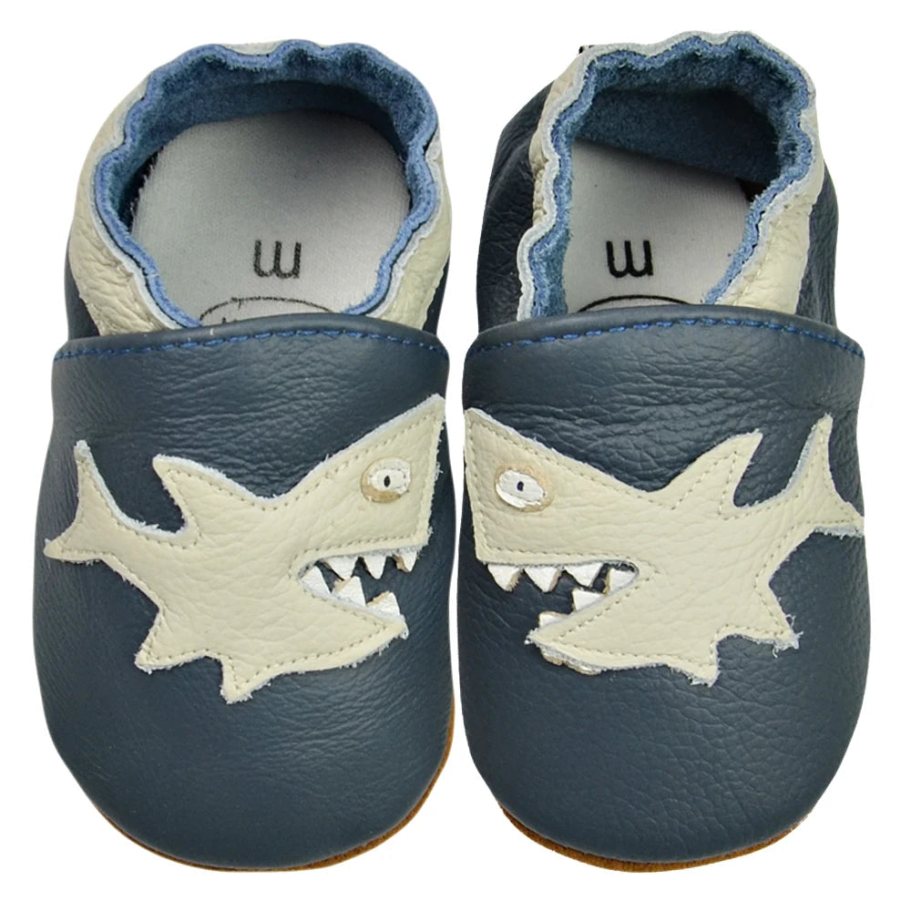 Genuine Leather Soft Sole Baby Shoes: Newborn Moccasins Slippers