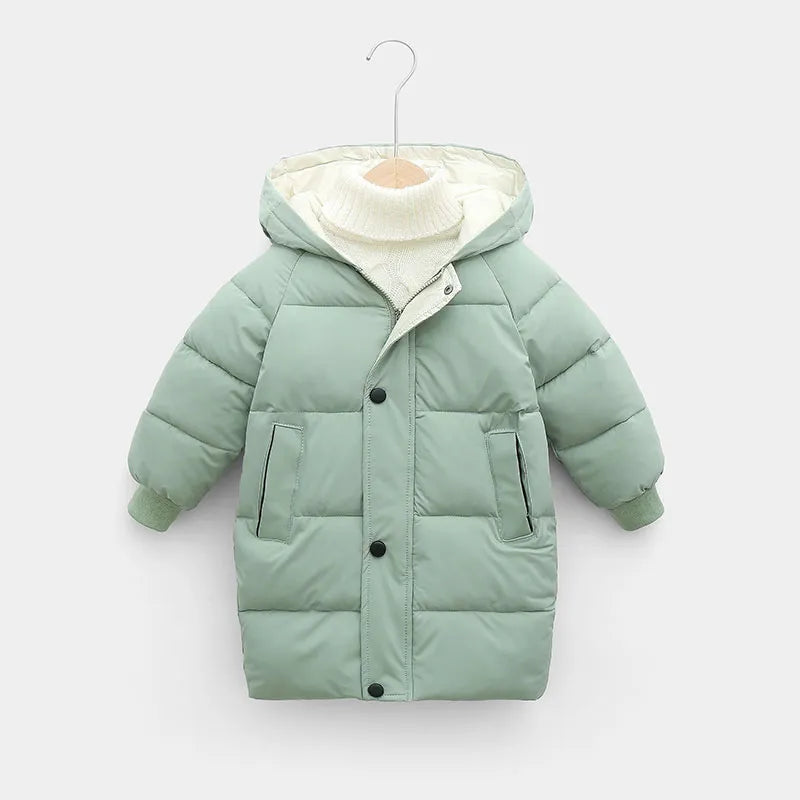 Thicken Warm Long Jacket for Babies