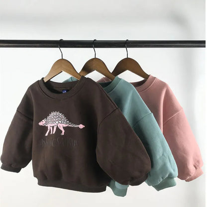 Fleece Kids Hoodie: Autumn Comfort