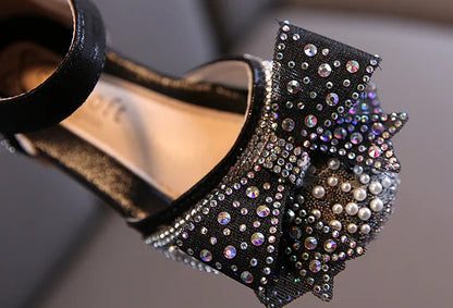 Lace Bow Princess Shoes - Girls' Party Wedding Shoes