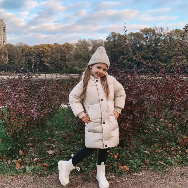 Thicken Warm Long Jacket for Babies
