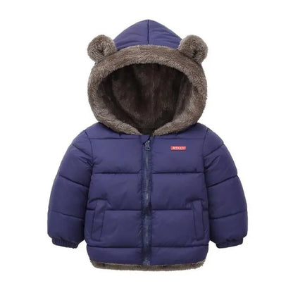 Thicken Hooded Jacket for Babies (2-6 Years)