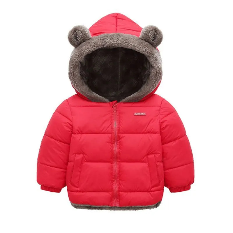 Thicken Hooded Jacket for Babies (2-6 Years)