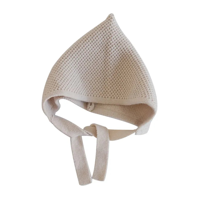 Kids Knit Wool Hat: Warm Solid Color Cap