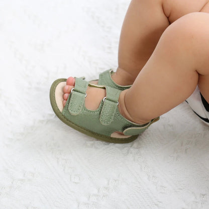 Stylish Non-Slip PU Baby Sandals (Newborn-18 Months)