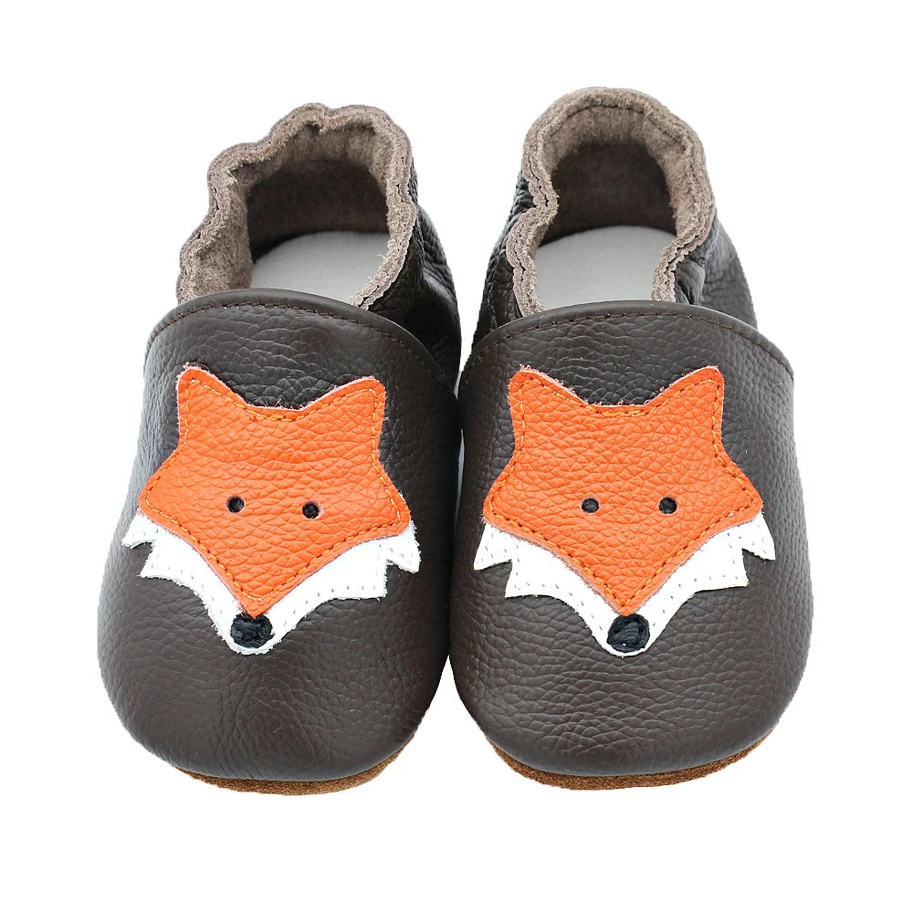 Genuine Leather Soft Sole Baby Shoes: Newborn Moccasins Slippers