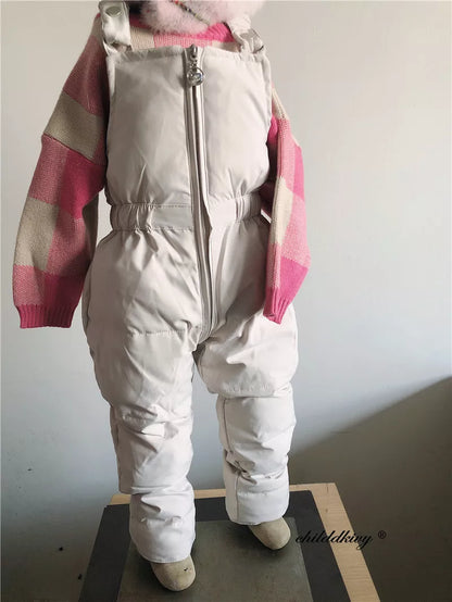 Children's Winter Set: Down Jacket + Jumpsuit